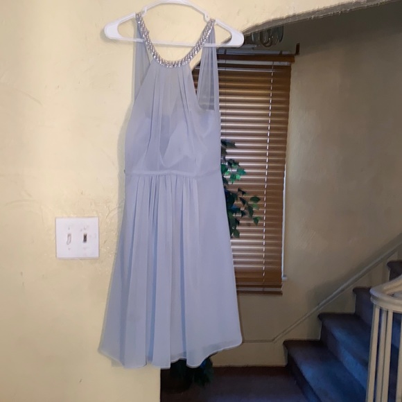 Soft gray sleeveless dress - Picture 1 of 2